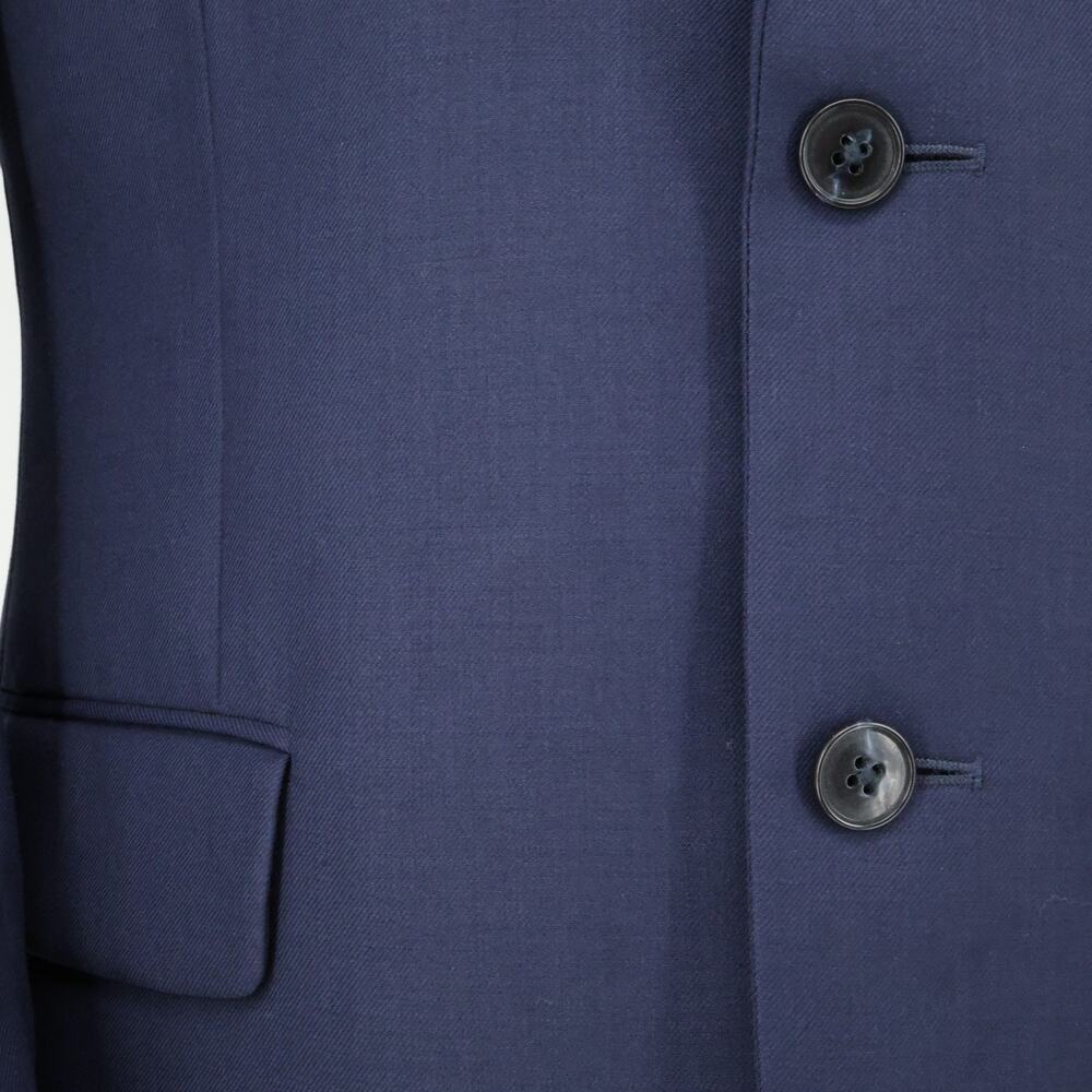 Jos A Bank Traveler Sport Coat Mens 42S Blue Wool Lined Blazer Jacket Preppy - Picture 11 of 16